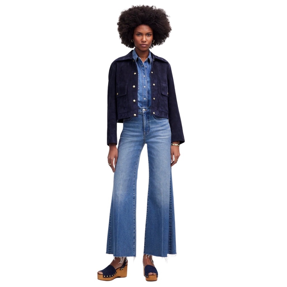 Madewell Dark Blue Flare Jeans
